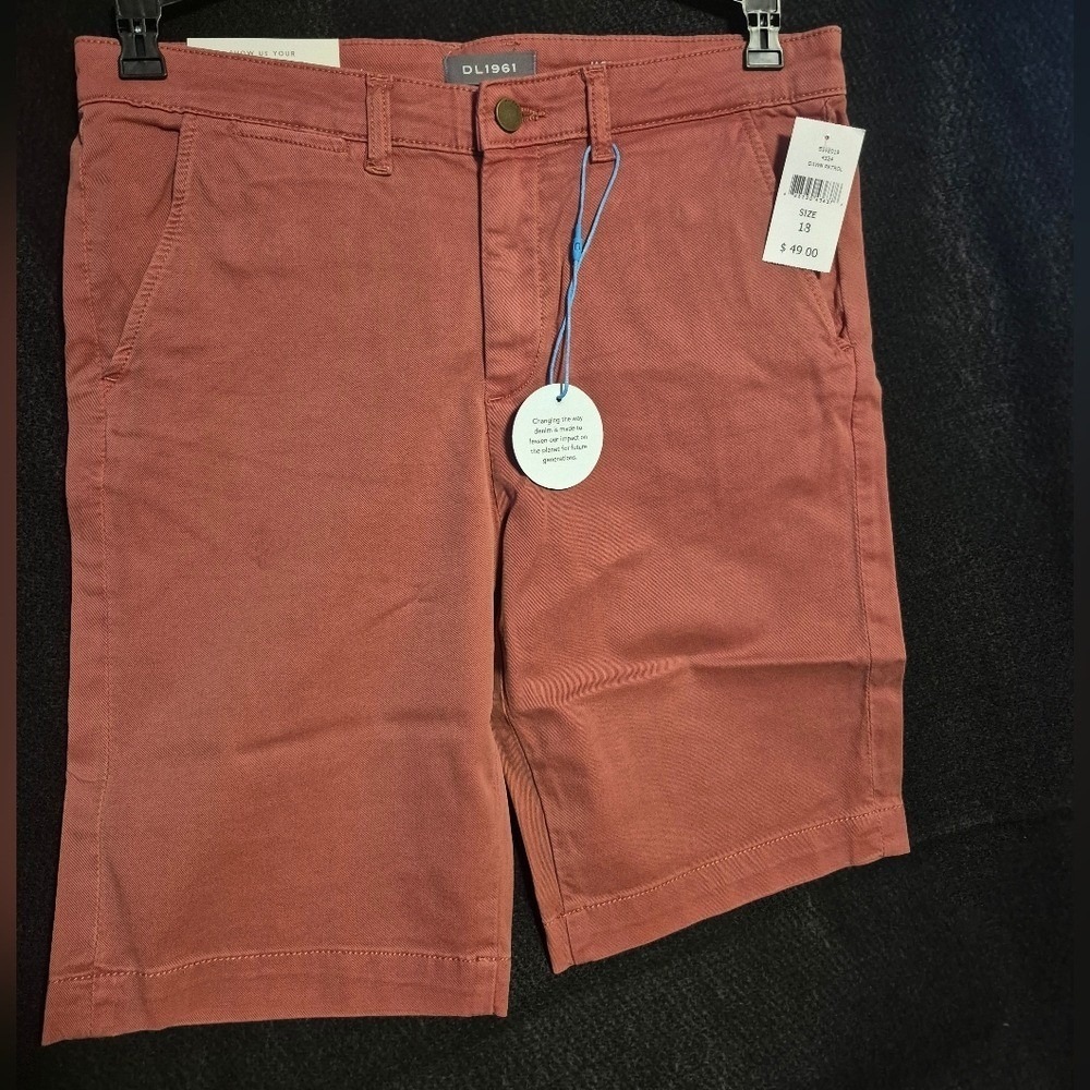DL1961 Brown Flat Front Shorts 18